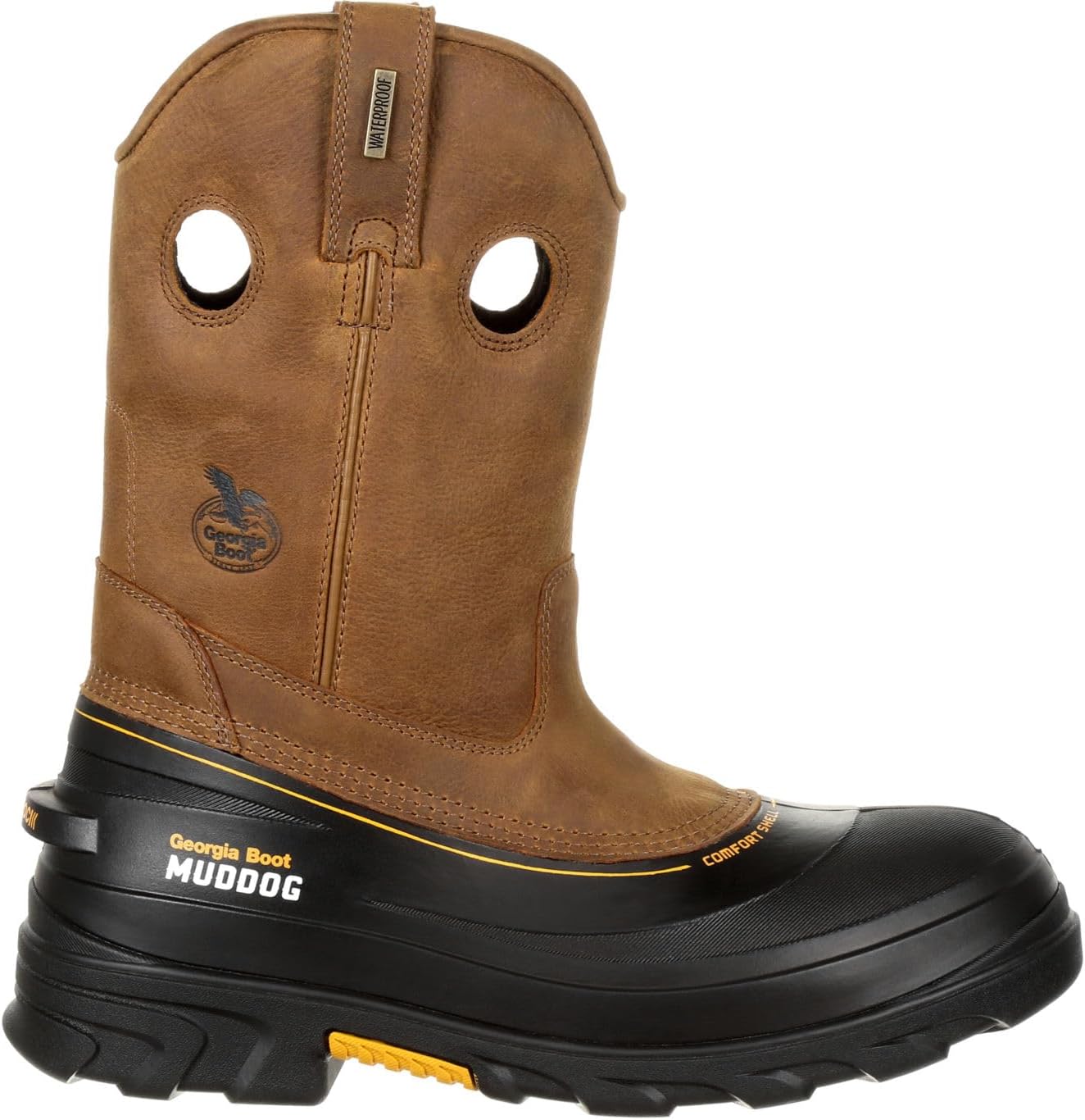 Georgia Boot Men's Muddog Steel Toe Waterproof Wellington Boots