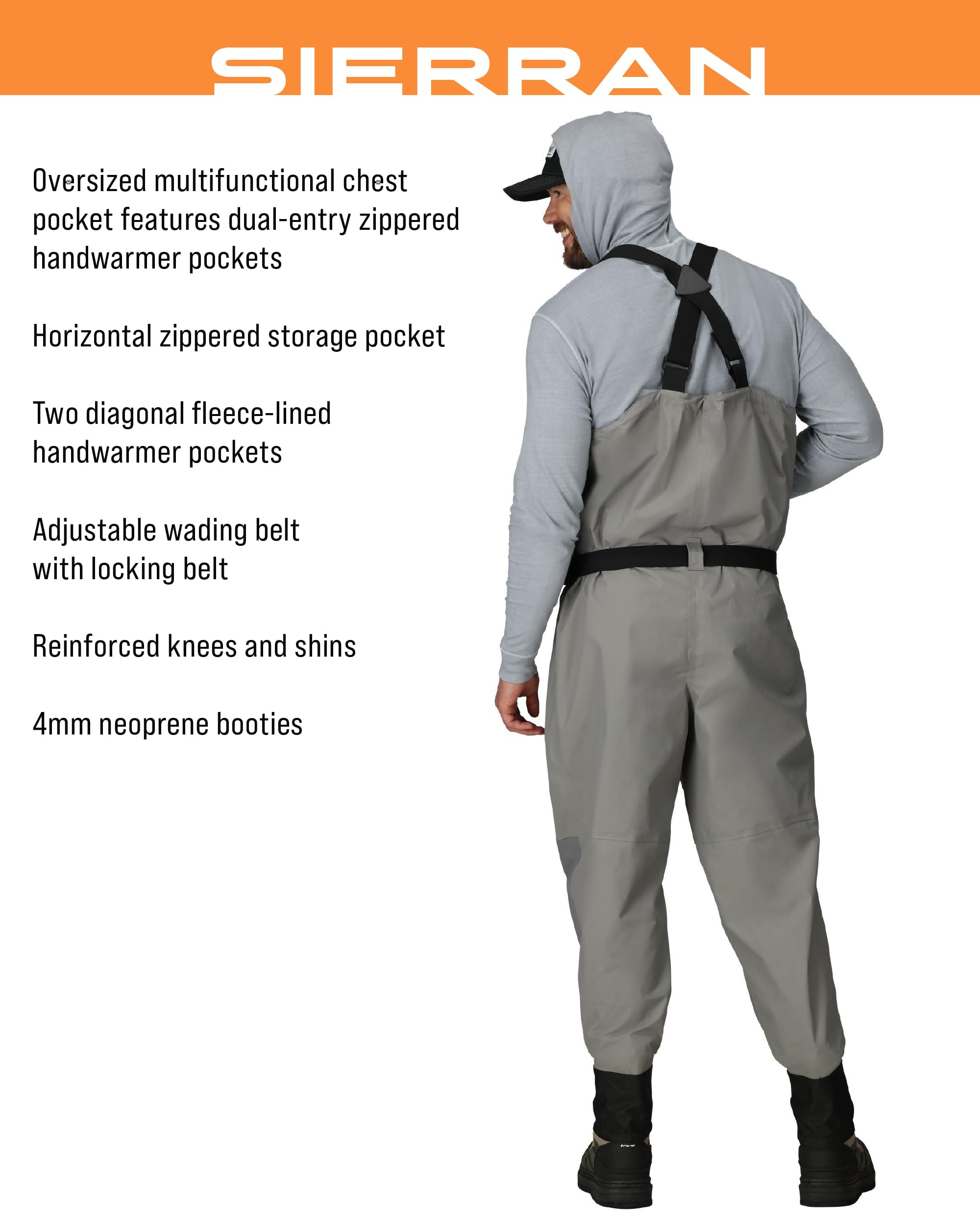 FROGG TOGGS Herren Sierran verstärktes Nylon, atmungsaktiv, Strumpfhose, Wathose