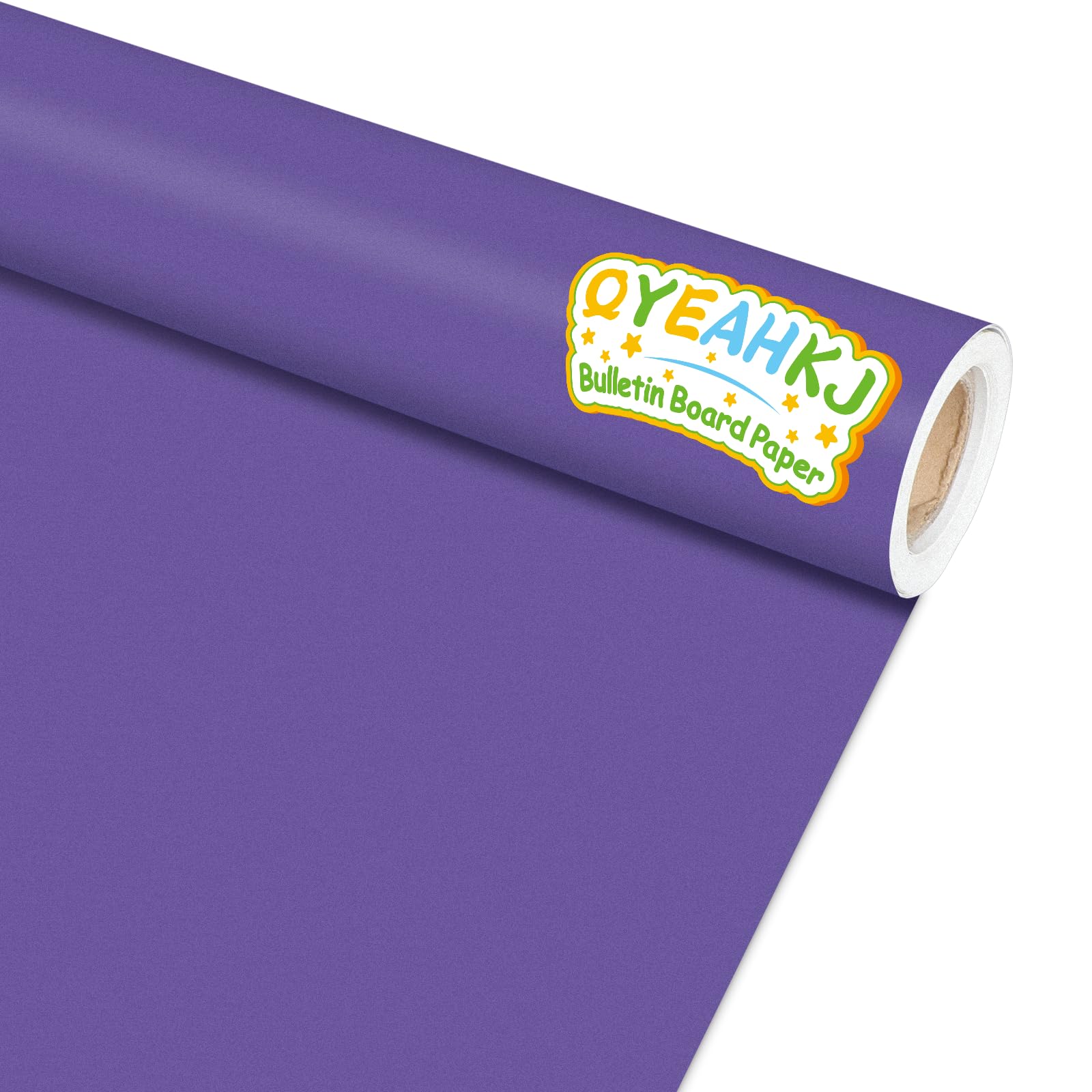 Ultra Purple Bulletin Board Paper Roll Purple Bulletin Board Background Paper Back to School Classroom Decoration Poster for Art Craft DIY Projects Home Office Classroom Party Supplies 17.7in x 20ft