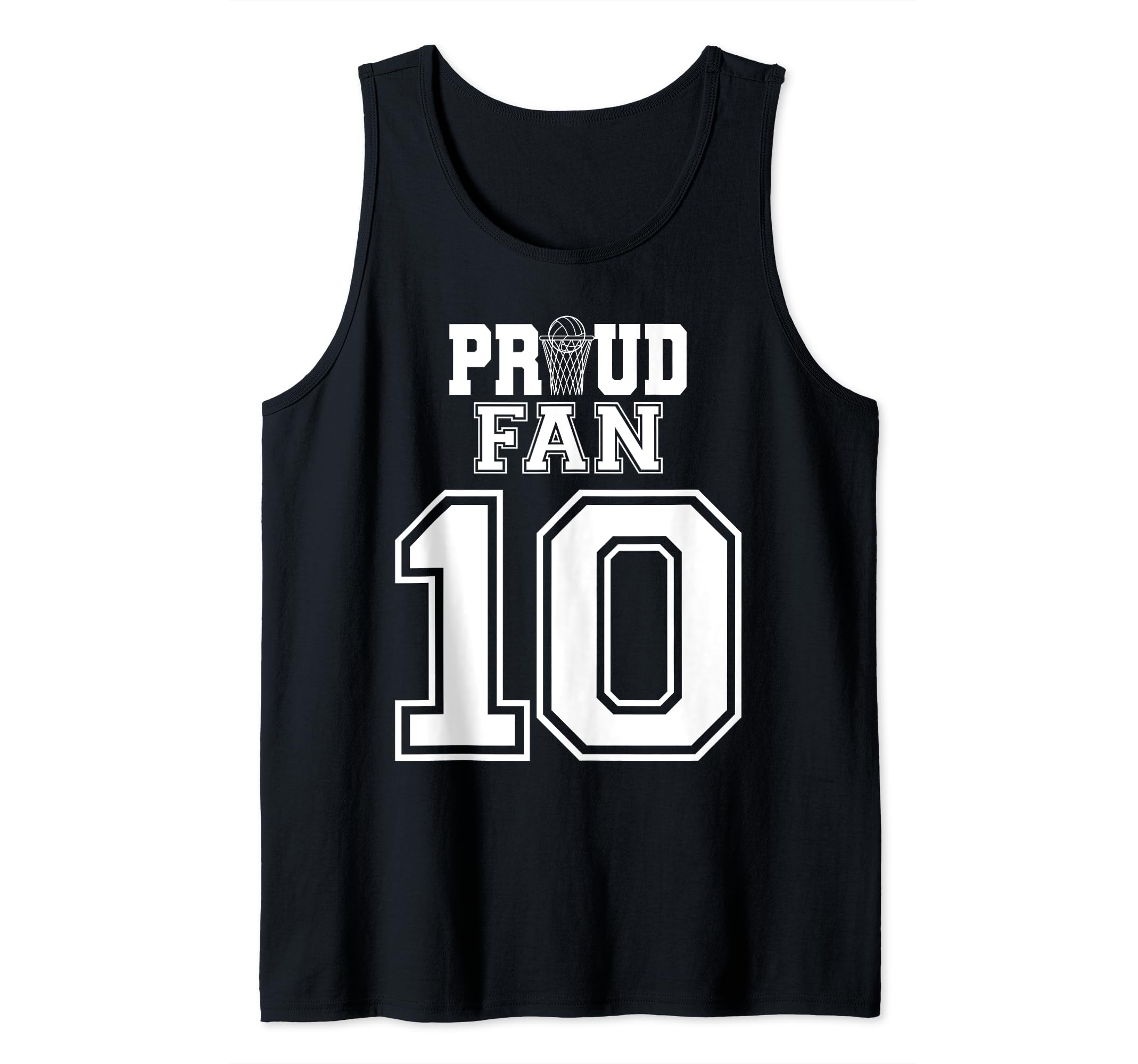 Proud Netball Fan Number 10 Tank Top: Support Your Favorite Player