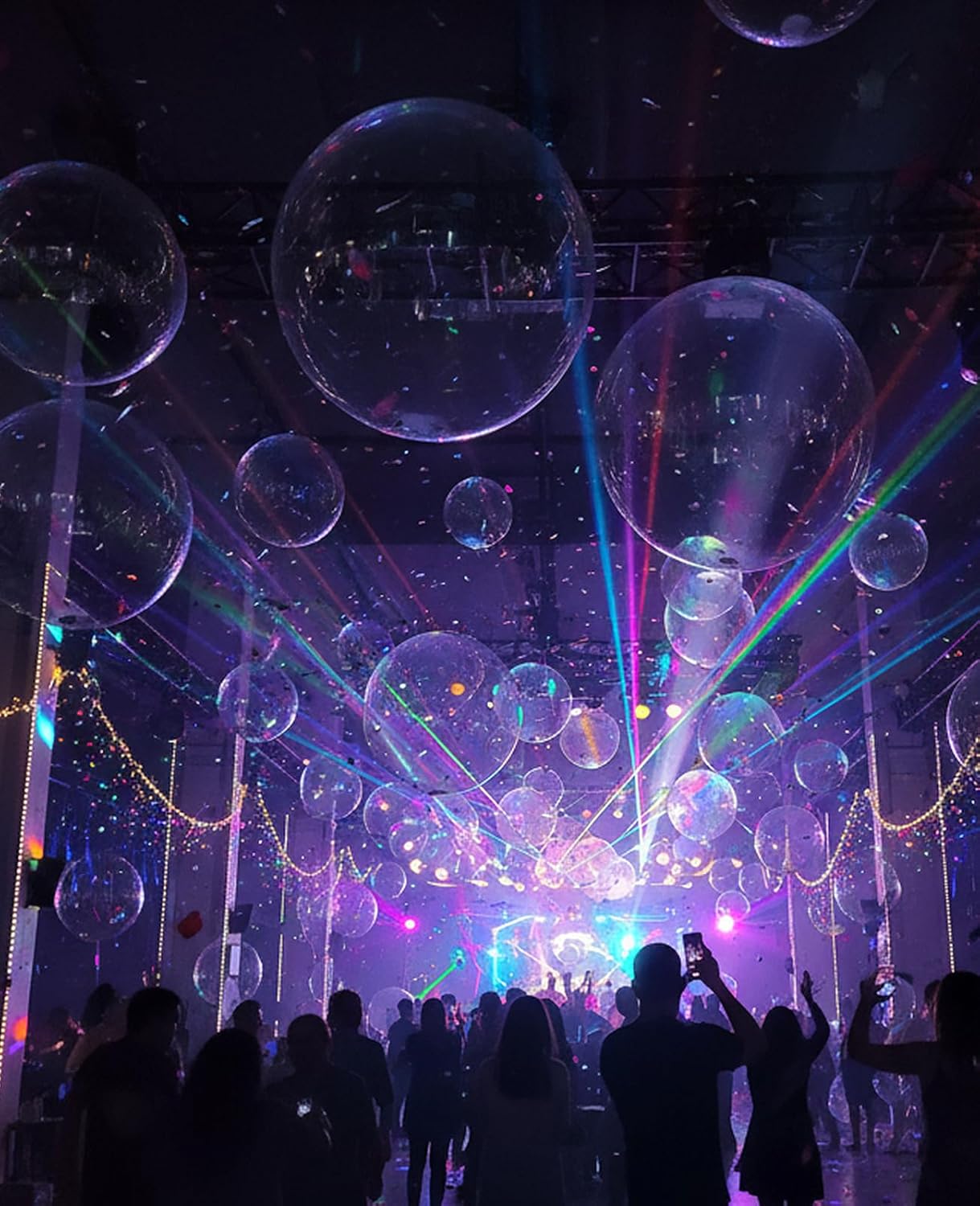 15PCS 20"/30" Large Bubble Bobo Balloons set, Globos Burbuja De Pulgadas Transparente, Clear Bubbles Balloon