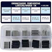 48pcs 6 values Integrated Circuit chip Assortment Kit 74LS02 74LS00 Low Power Schottky Logic IC Single Precision Timer BY DIY