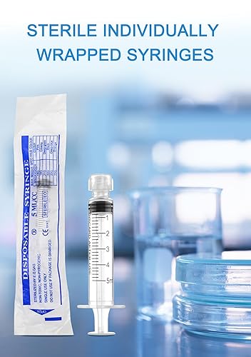 Miniatura 23 de Luer Lock - Jeringas desechables estériles sin agujas (paquete de 30), embalaje sellado individual
