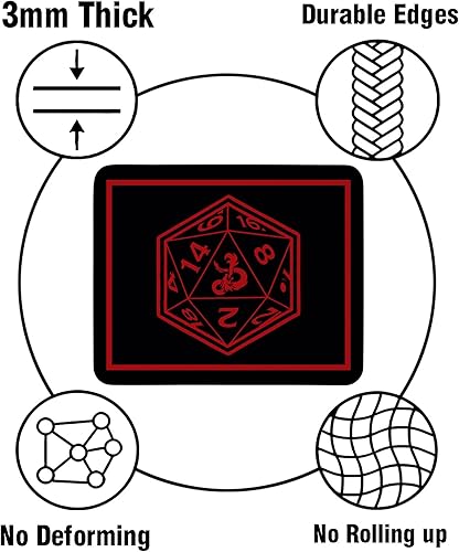 Miniatura 3 de Dungeon Master - Alfombrilla de mouse para regalo DM, regalo de mazmorras y dragones, regalo de juego de rol para jugadores de Dungeon Masters o