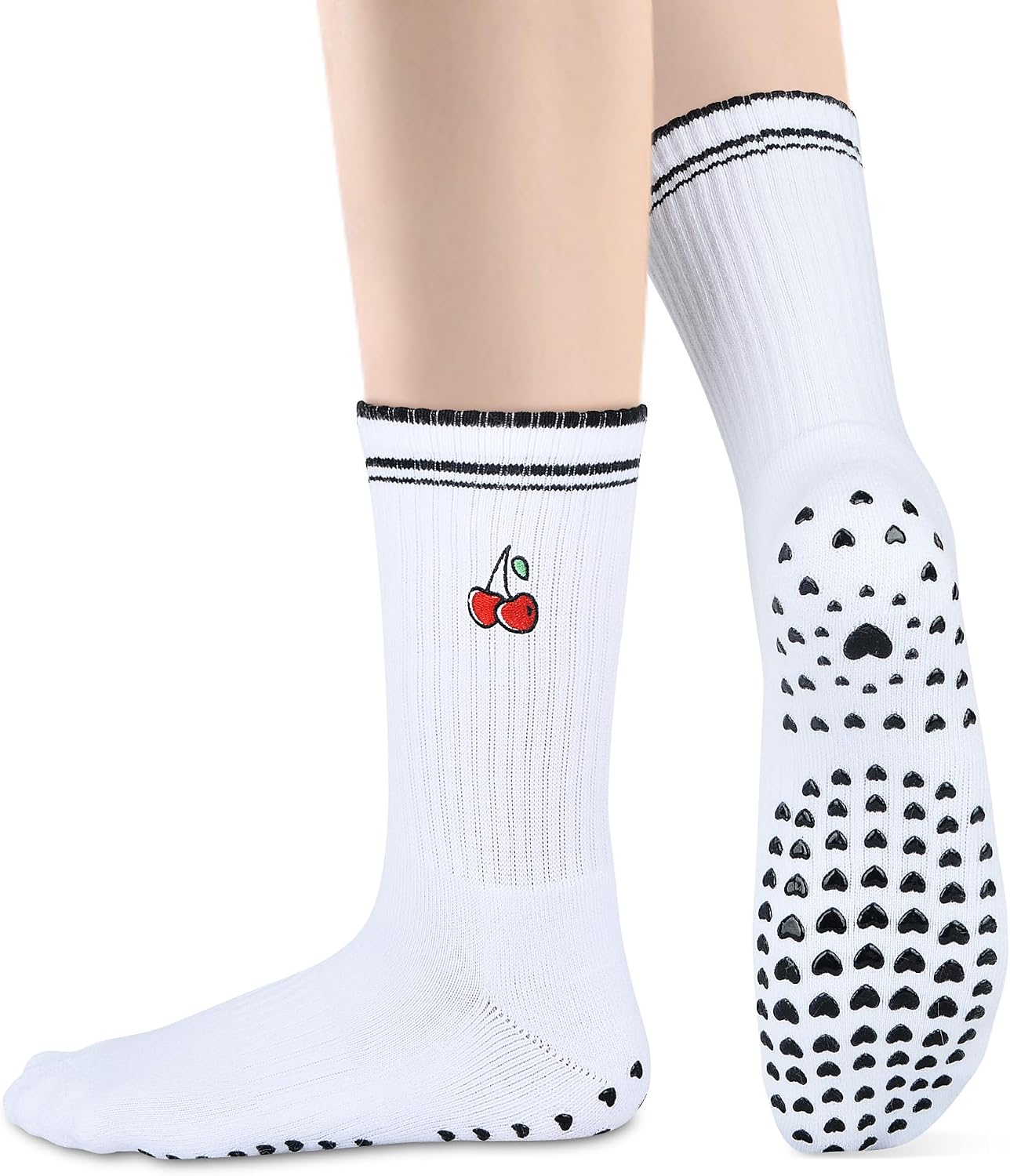 Grip Non-slip Cute Pilates Socks for Yoga,Barre,Reformers US Shoe Sizes 5-11