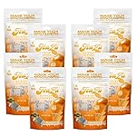 TeaZa Herbal Energy Pouches Tobacco Alternative Nicotine Free Dip, Smokeless Alternative Snuff Healthy Chewing Dipping Creamsicle Chill (8 Pack) Premium Flavored Tobacco Free Chew