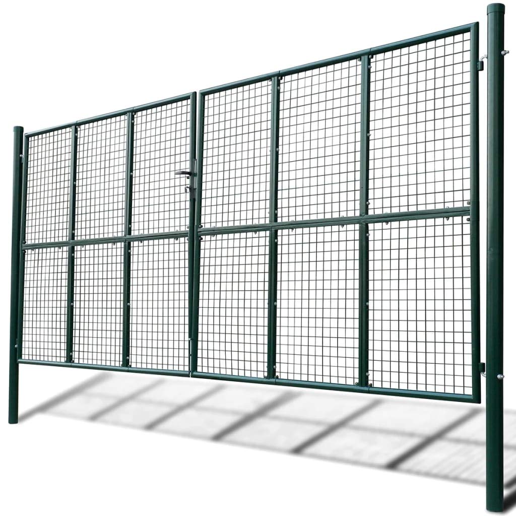 Porta per terrazzo da giardino, cancello da giardino Zauntor, 415 x 225 cm/400 x 175 cm