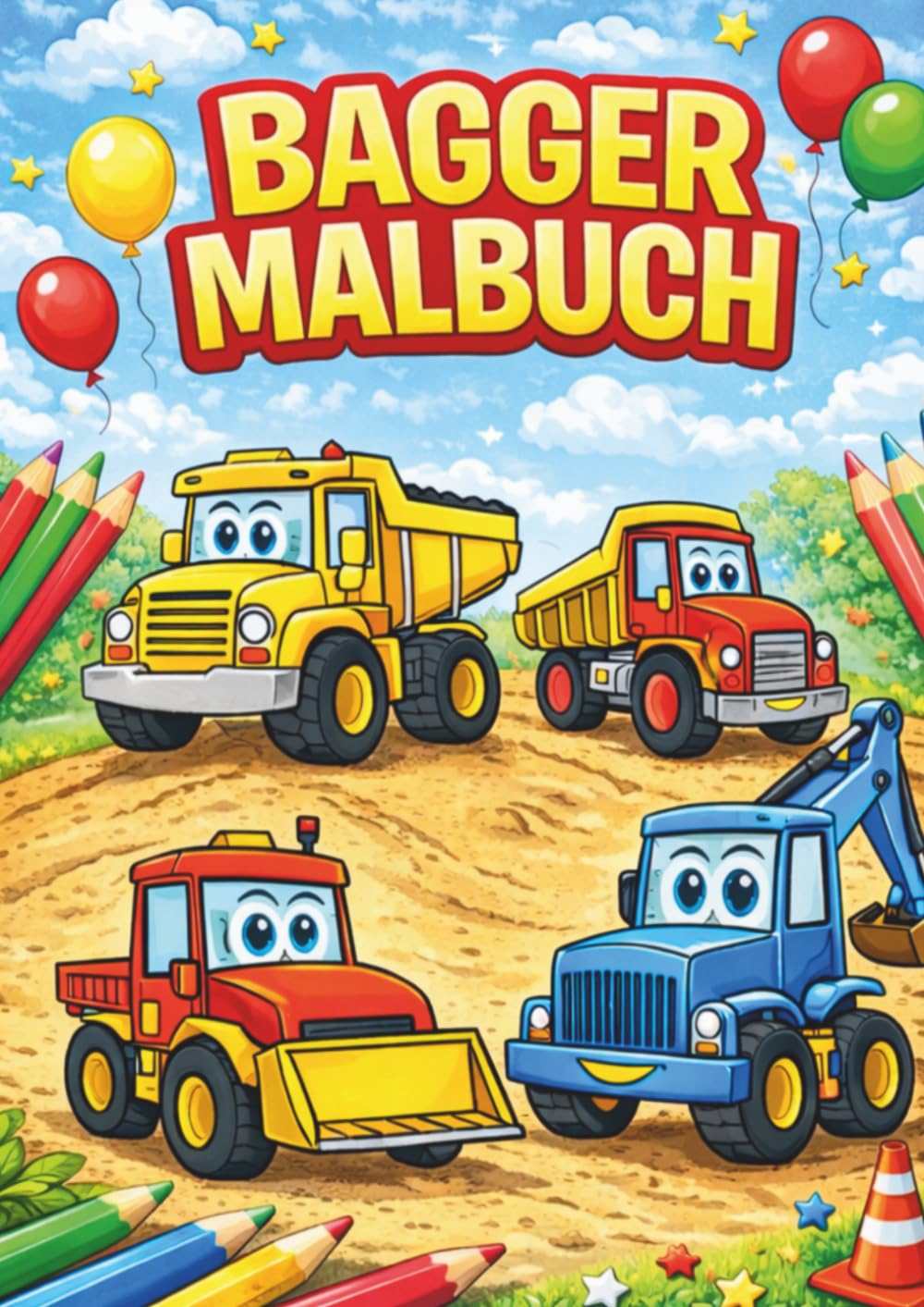 Bagger Malbuch