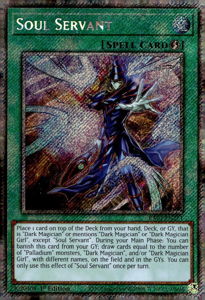 Soul Servant (Platinum Secret Rare) - RA03-EN271 - Platinum Secret Rare - 1st Edition