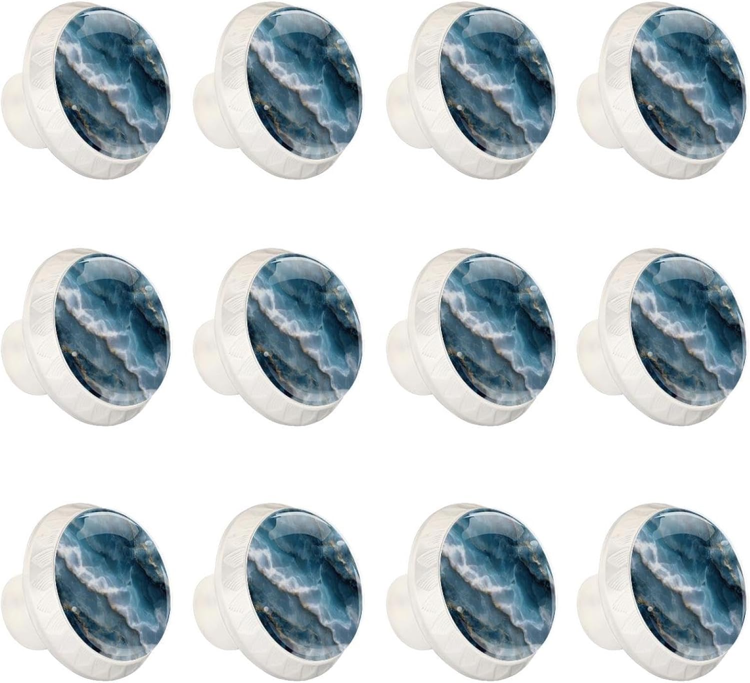 Black Cartoon Owl Flowers and Birds (3) Decorative Drawer Pulls, Universal Cabinet Knobs for Various Wooden Furniture