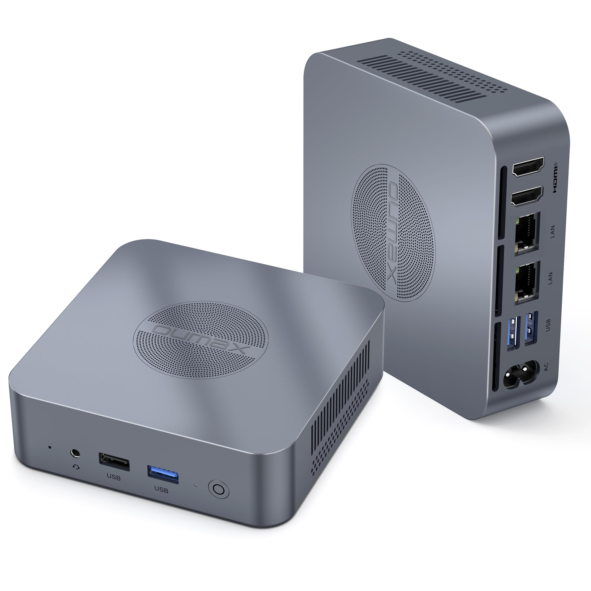 OUMAX Mini Pc Para Escritório Doméstico, Intel Alder Lake-N100 De