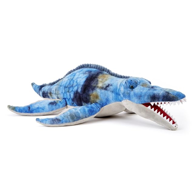 Zappi Co Mosasaurus Peluche Grande (60cm Longitud) Niños Peluche Suave Colección Animales Safari Peluche…