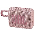 JBL Go 3 - Portable Mini Bluetooth Speaker, big audio and punchy bass, IP67 waterproof and dustproof, 5 hours of playtime, speaker for home, outdoor and travel (Pink)