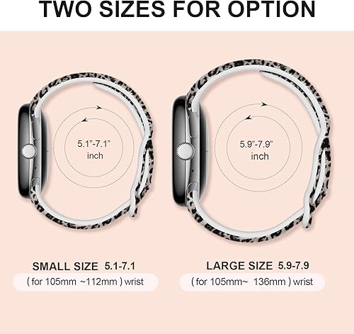 Miniatura 4 de Correas de impresión compatibles con Google Pixel Watch, correa de silicona suave, transpirable, repuesto para Google Pixel Watch 21, mujeres y