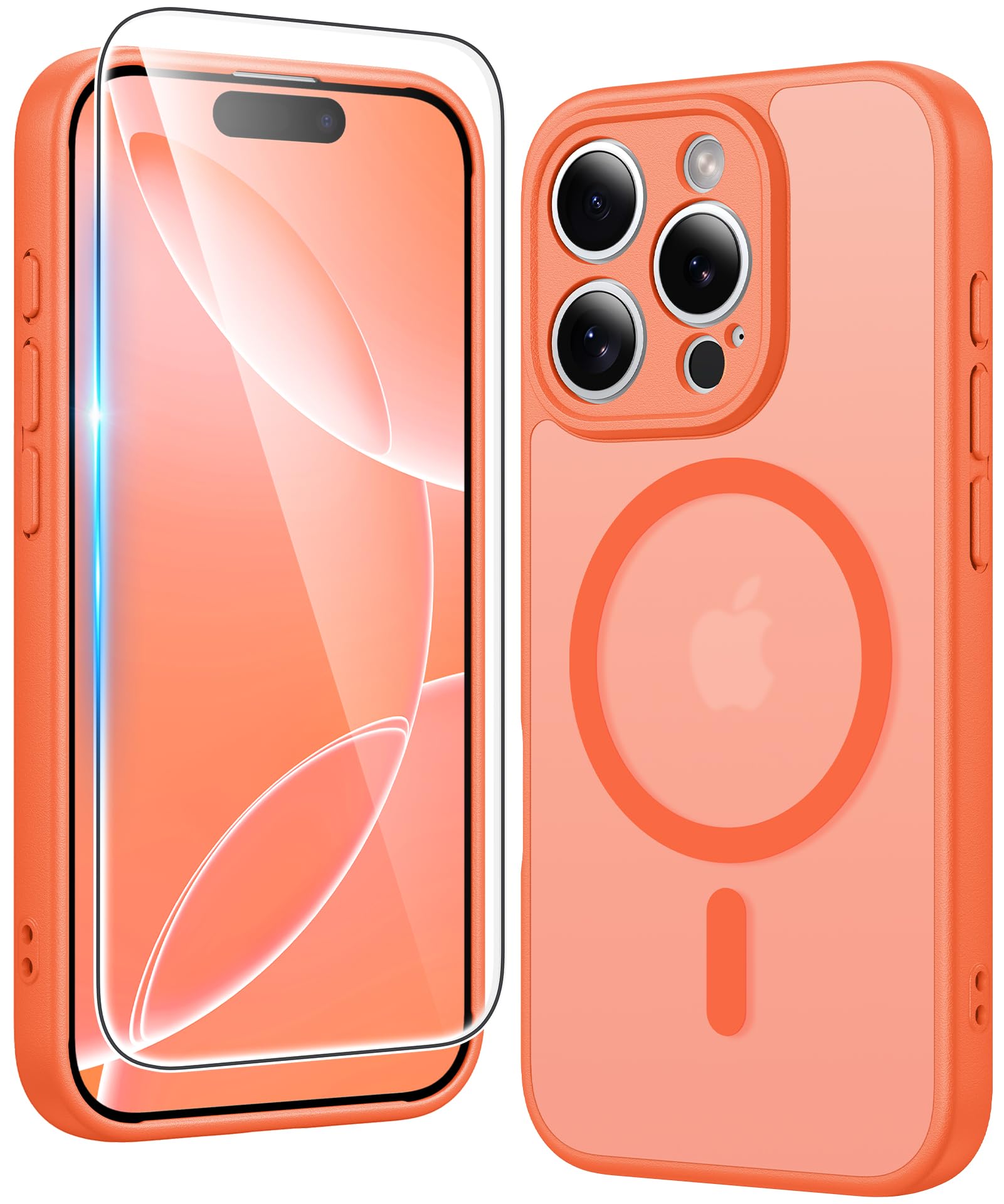 FNTCASE for iPhone 16 Pro Case Compatible with Magsafe Matte PhoneCase