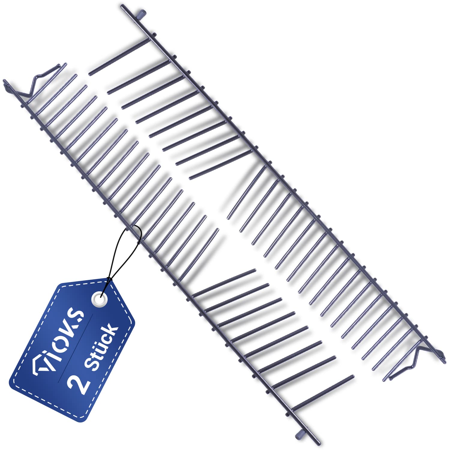 VIOKS 2 piezas de repuesto para lavavajillas Bosch 00668360 668360 | Fila de púas plegable para platos con 23 púas para platos y cesta inferior para lavavajillas