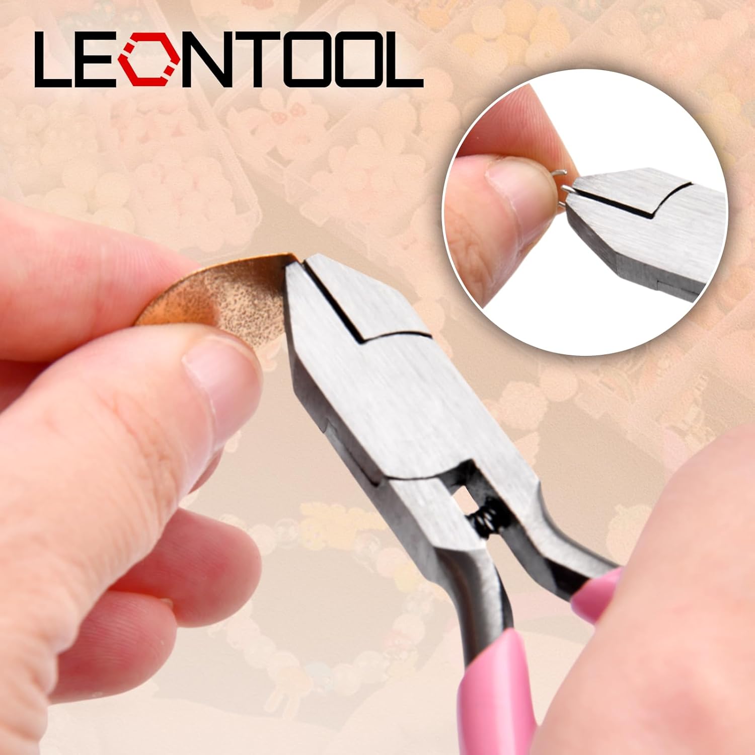 4.4" Mini Short Flat Nose Pliers for Jewelry Making Small Duck Billed Pliers Smooth Jaws Flat Plier Wire Straightener Jewelry Making Tools for Wire Bending Straightening Craft DIY Supplies