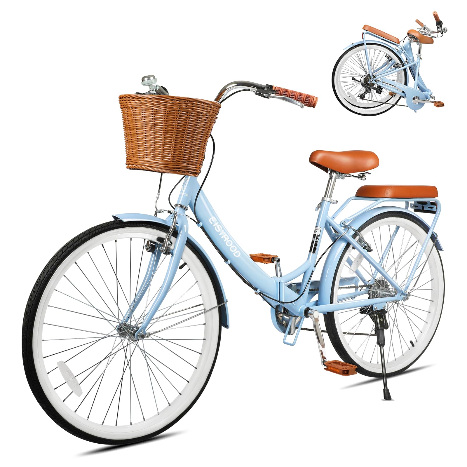 EISYROOD 26 Inch Beach Cruiser Bike