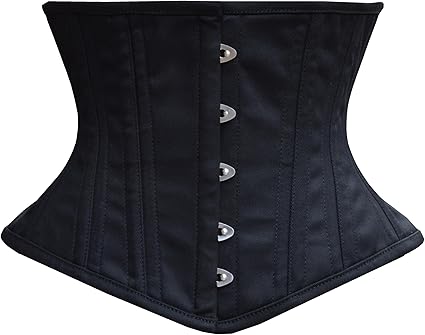 Corset En Maille Beige Avec Baleines En Acier - Réducteur De Taille Pour Femme - Pour Soirée, Mariage Ou Cosplay