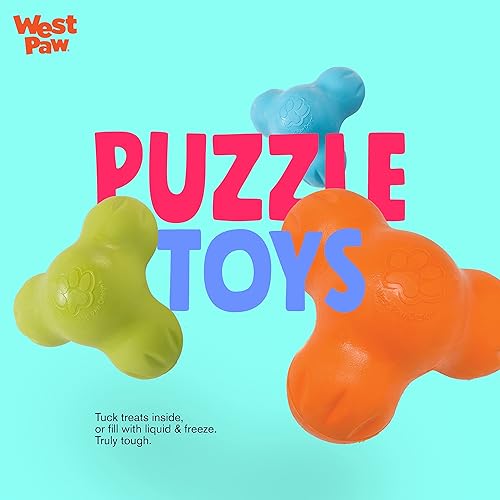 Miniatura 5 de West Paw Zogoflex Tux Treat - Juguete masticable para perros - Juguete masticable interactivo para perros - Juguete de enriquecimiento para perros -