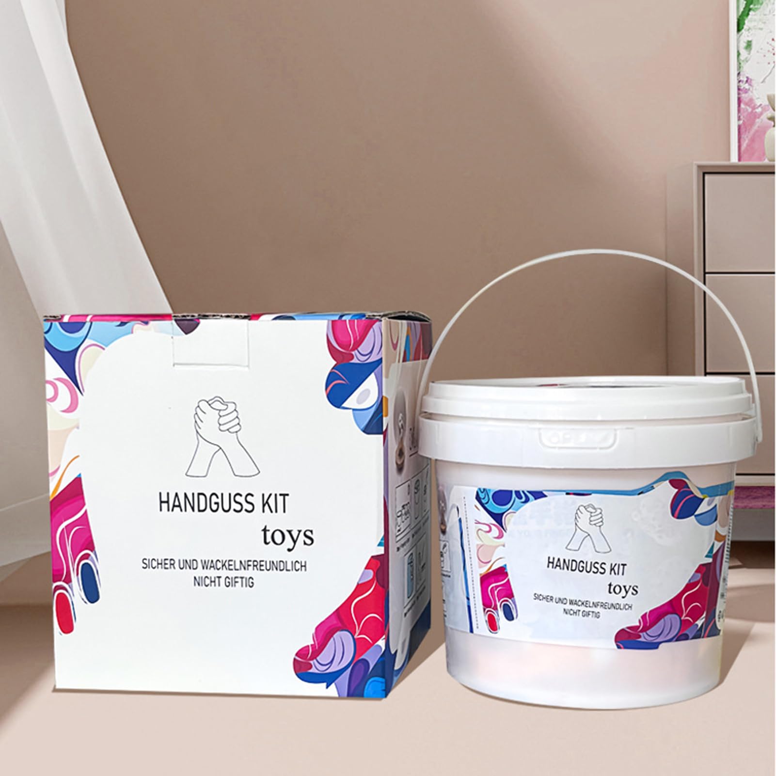 Kit de Moulage de Main Fournitures de Fêtes Romantiques Réalistes et