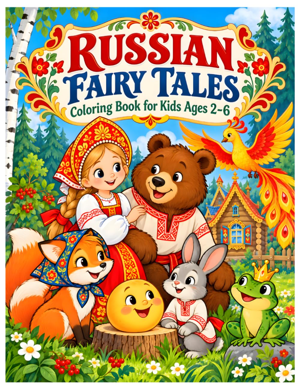 Russian Fairy Tales coloring book: Freire, Katarina: 9798162242390 ...