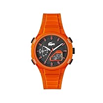 Lacoste Orologio Quarzo Multifunzione Analogico-Digitale da uomo Collezione LC33 con cinturino in silicone