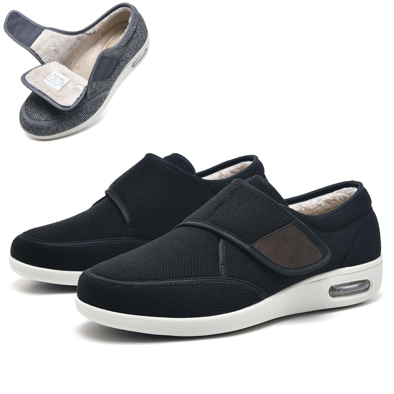 Uomo Scarpa Ortopedica,Caldo Inverno Sportive da Ortopediche Eversione del Pollice Comfort Regola Le Scarpe da Passeggio