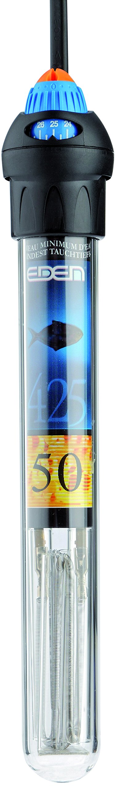 EDEN 425 50 - Termocalentador/Adecuado para acuarios de Agua Dulce y Salada, así como para paludarios