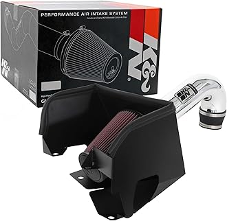 K&N Cold Air Intake System: High-Flow Air Filter, Increase Performance & Towing: Compatible with 2019-2024 RAM 1500, 77-1578KP