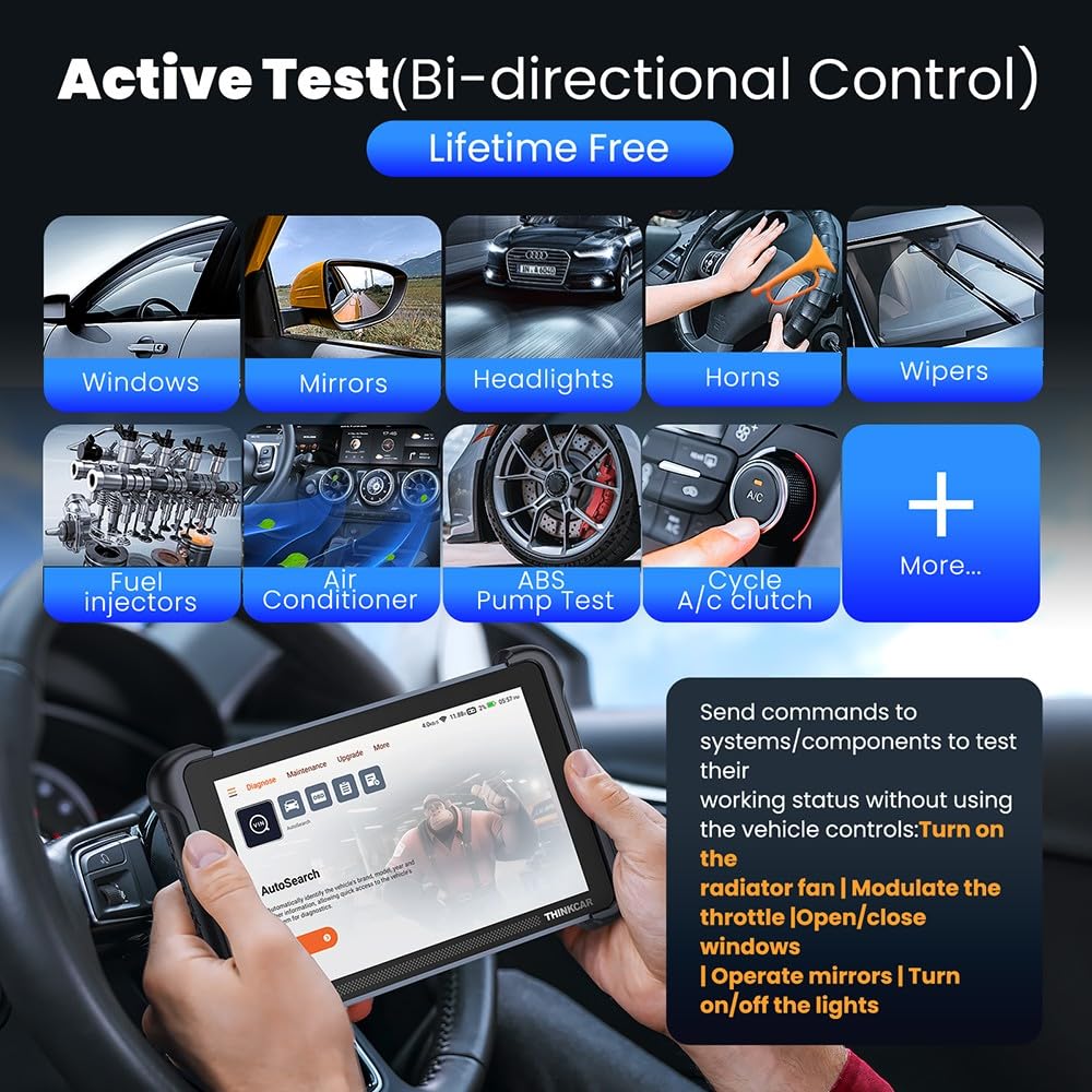 689BT OBD2 diagnostic scanner tools full system 34 reset ECU Coding BI-Directional(689BT)