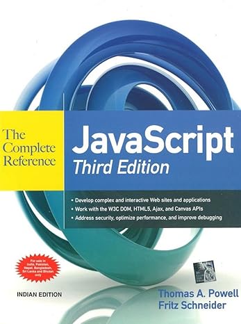 Buy JavaScript: The Complete Reference Book Online at Low Prices in ...