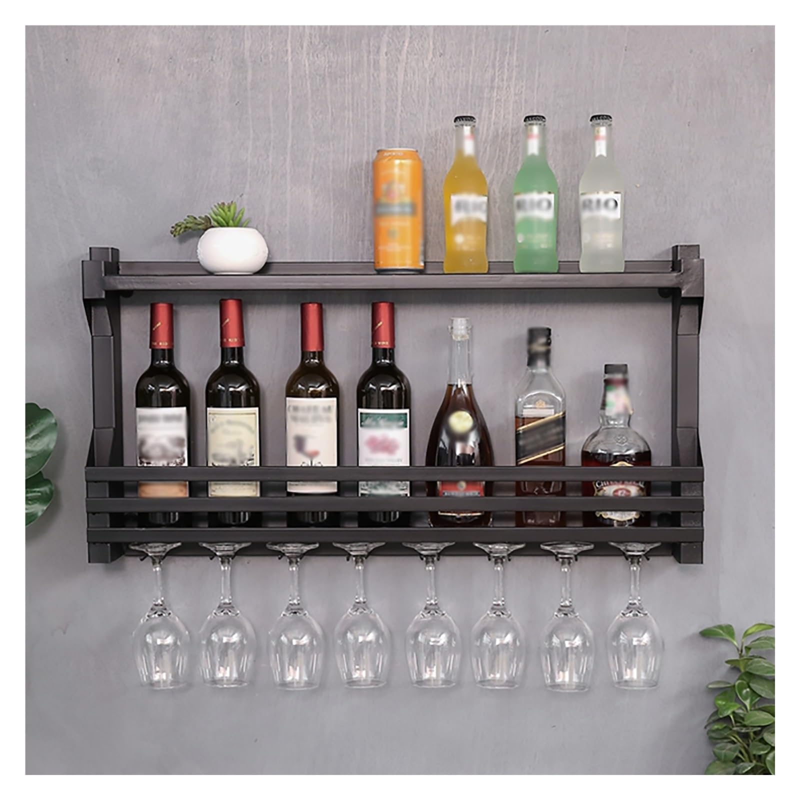 Présentoirs à vin muraux en fer pour sublimer votre cuisine ou votre salon