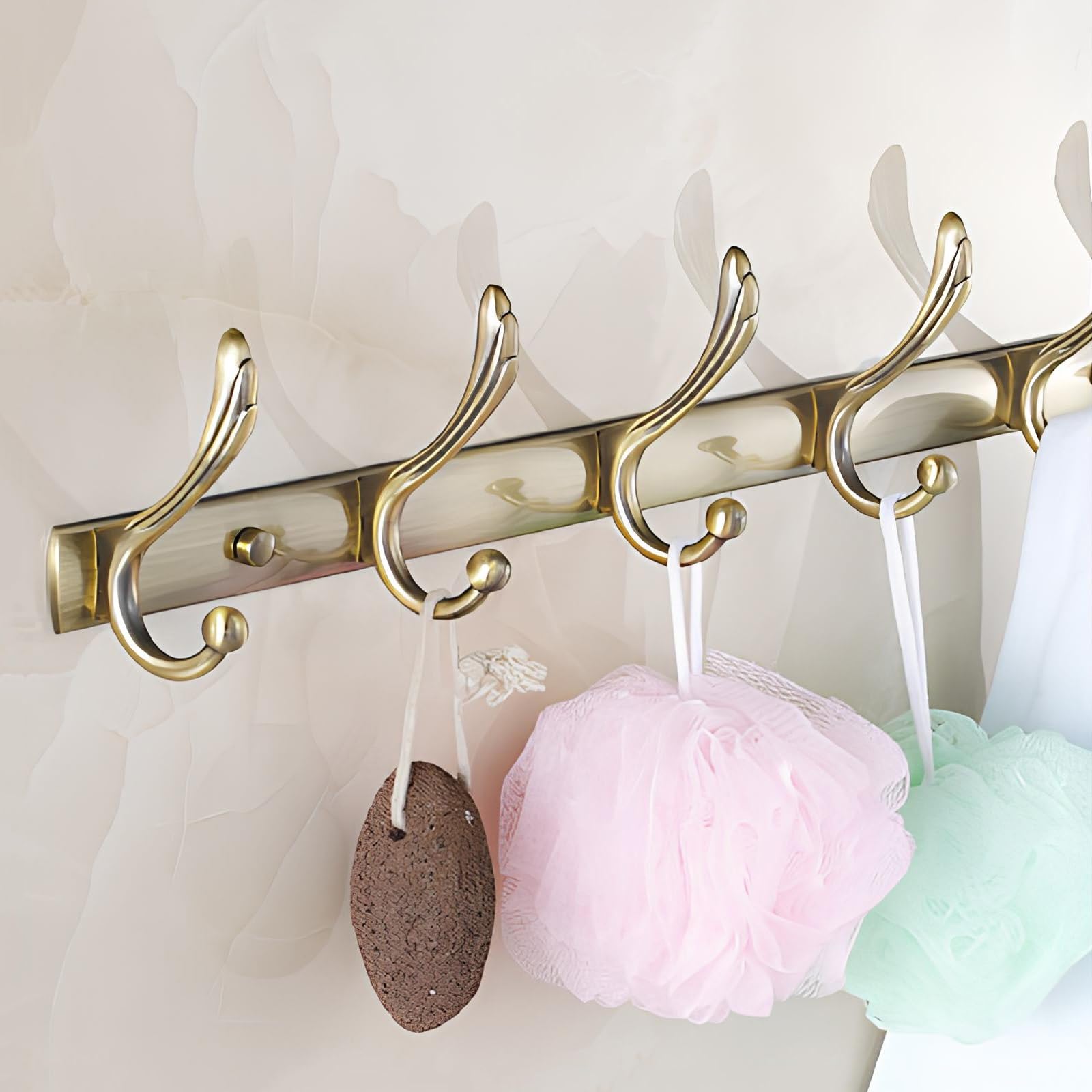 Ltsrll Bronze Industrial Waterproof Coat Racks Bathroom Towel Hanger