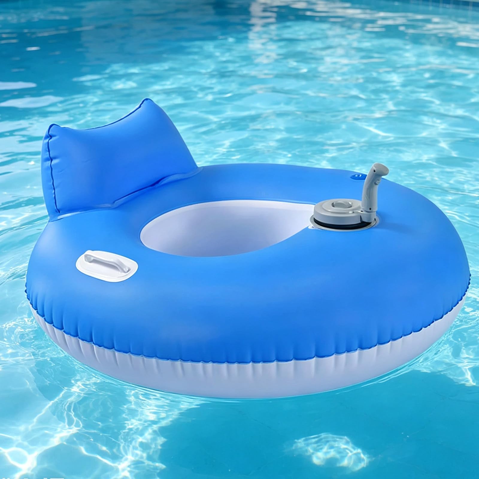 SHAHRYAR Motorized Inflatable River Tube Float, Dry Cell Battery Motor Adrycellbattery