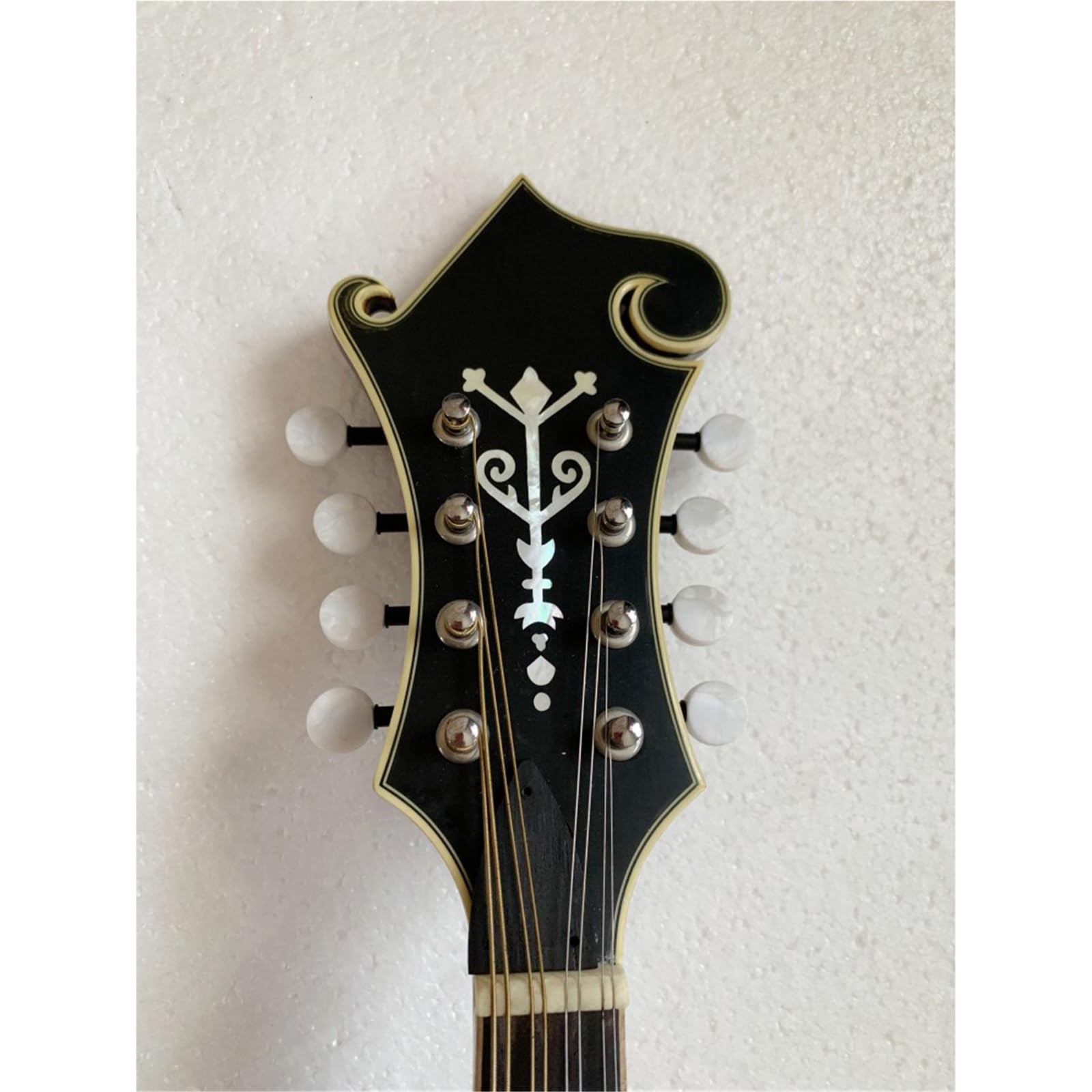 Mandolin Instrument Kit Spruce Veneer Handmade Mandolin Tiger Maple Back And Sides Mandolin - Image 3