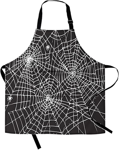 Divertidos delantales de parrilla para mujeres y hombres, delantal de cocina con 2 bolsillos, correa ajustable para el cuello
