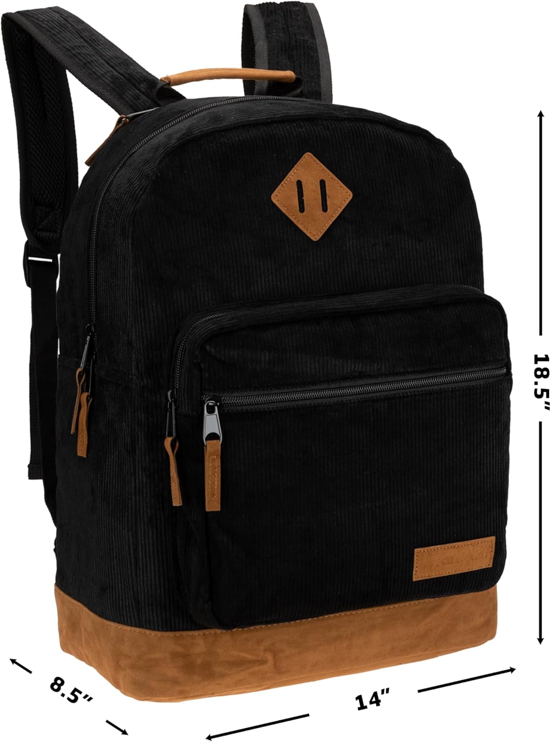 Wrangler Yellowstone Sturdy Backpack for Travel Classic Logo Water Resistant Casual Daypack for Travel with Padded Laptop Notebook Sleeve (Graphite) - Image 2