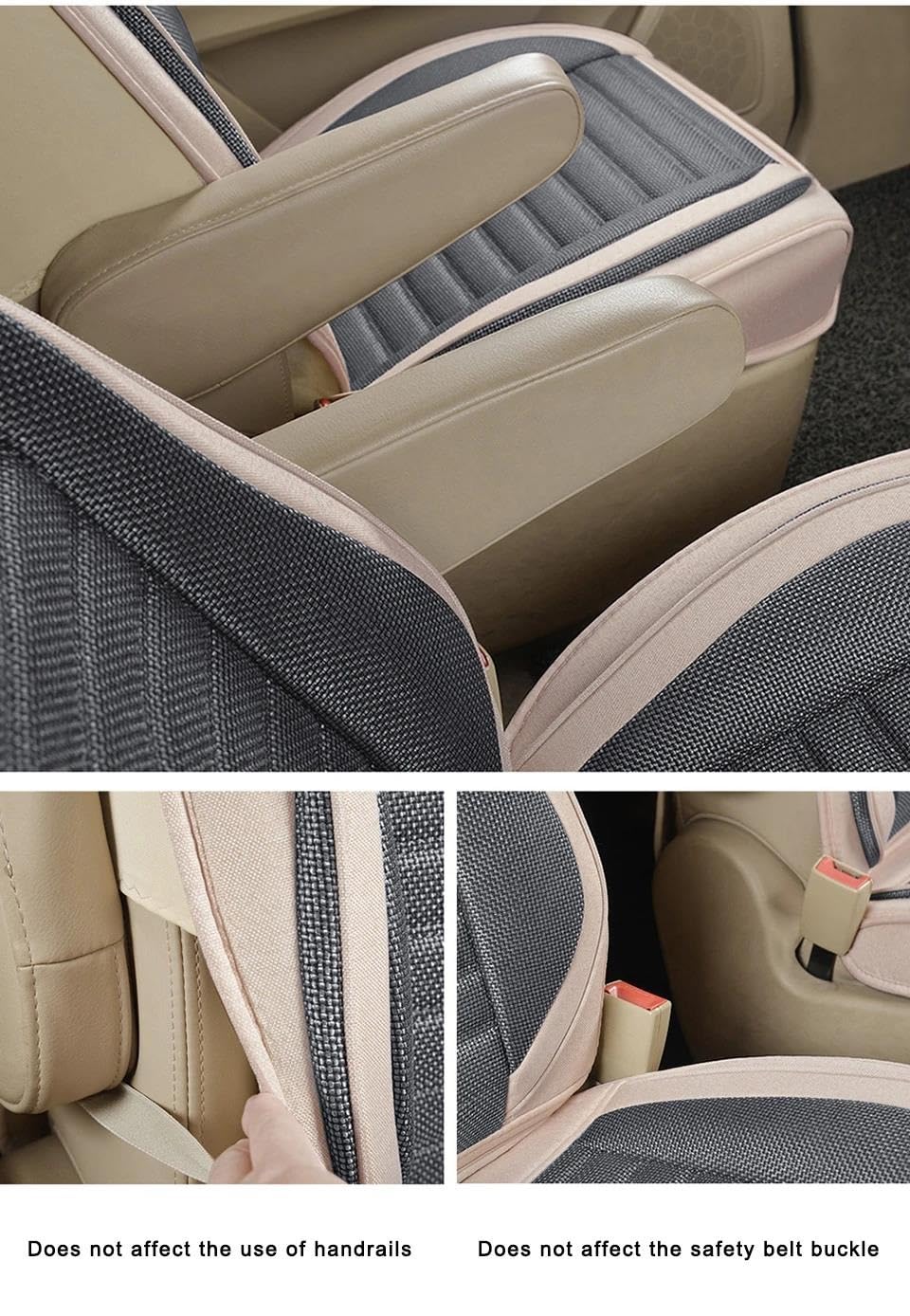 Auto-Sitzbezüge Für Stream Custom Vordersitzbezüge Für 2 Sitze, Zubehör Auto-Schonbezüge(Beige 2 seat)