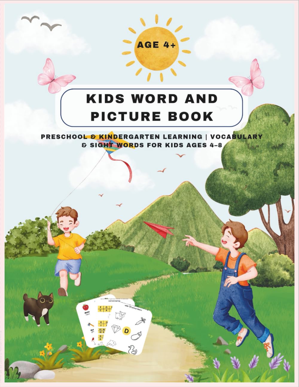 Kids Word And Picture Book: Preschool & Kindergarten Learning | Vocabulary & Sight Words for Kids Ages 4–8