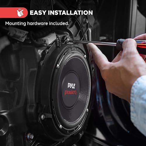 Miniatura 6 de Altavoz de graves de 4 ohmios doble de 1000 W y 10 pulgadas Pyle, 12" (30.5 cm)