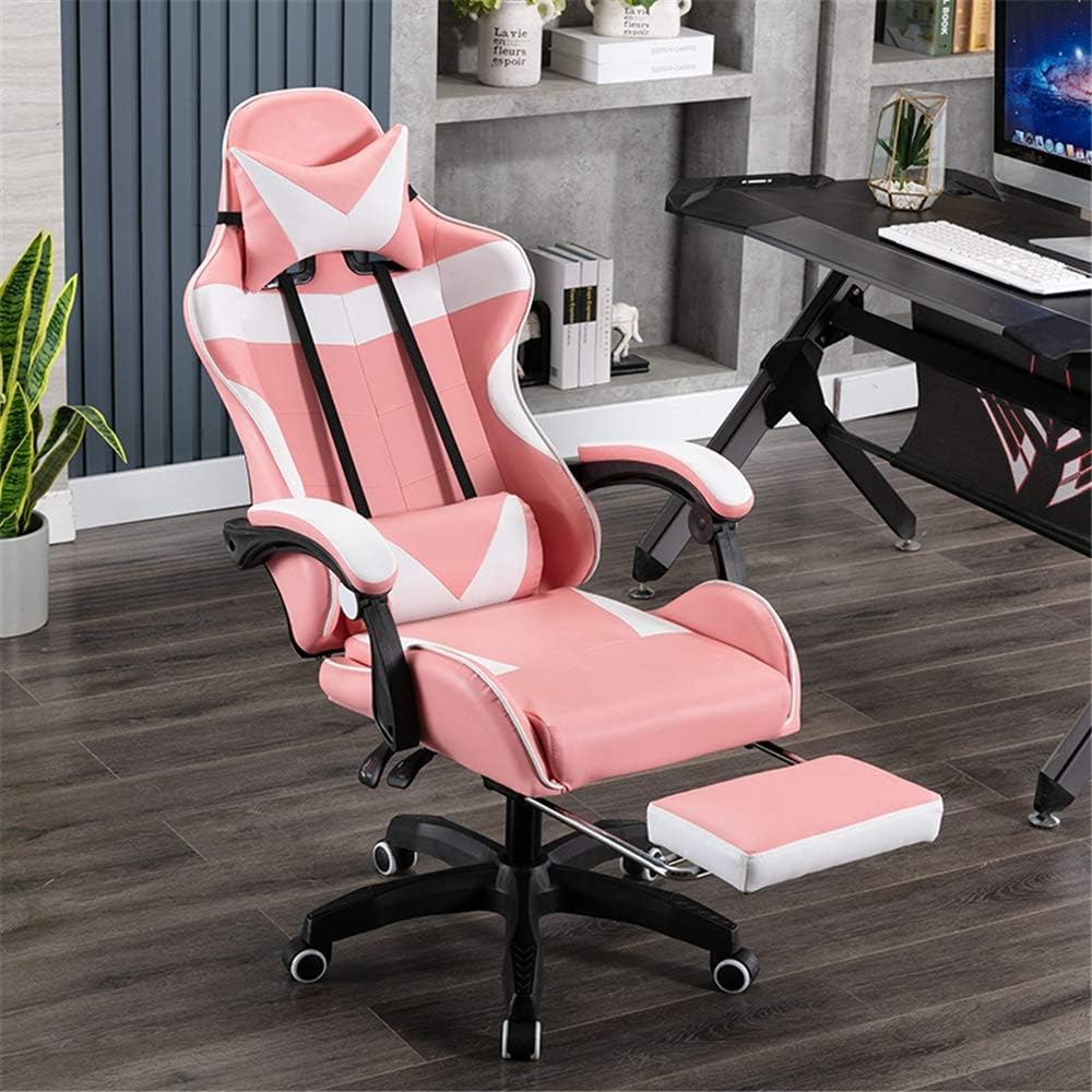 Zhouminli Video Game Chairs Computer Chair Gaming Chair Home Reclining Cafe