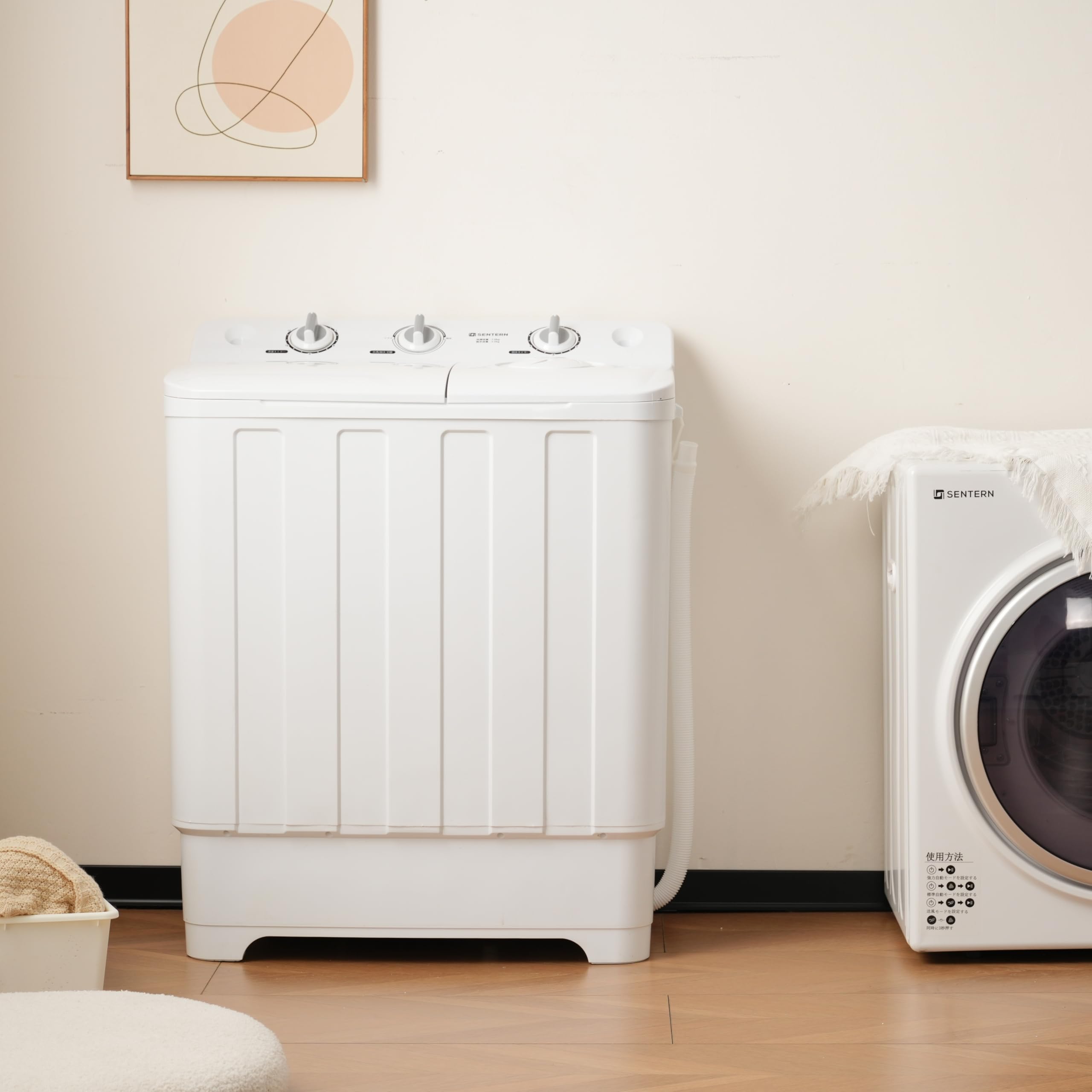 洗濯機洗濯容量7.6kg 脱水容量5.5kg 7.6キロ二槽式洗濯機 縦型洗濯機 洗濯容量7.6kg 脱水容量5.5kg 7.6キロ キレイ タイマー