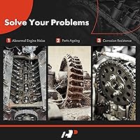 Vista 8 de A-Premium Kit de cadena de distribución del motor [compatible con DOHC, 4Cyl 2.4L 2.2L 2.0L] Compatible con Chevy & Buick & GMC & Saab & Saturn &