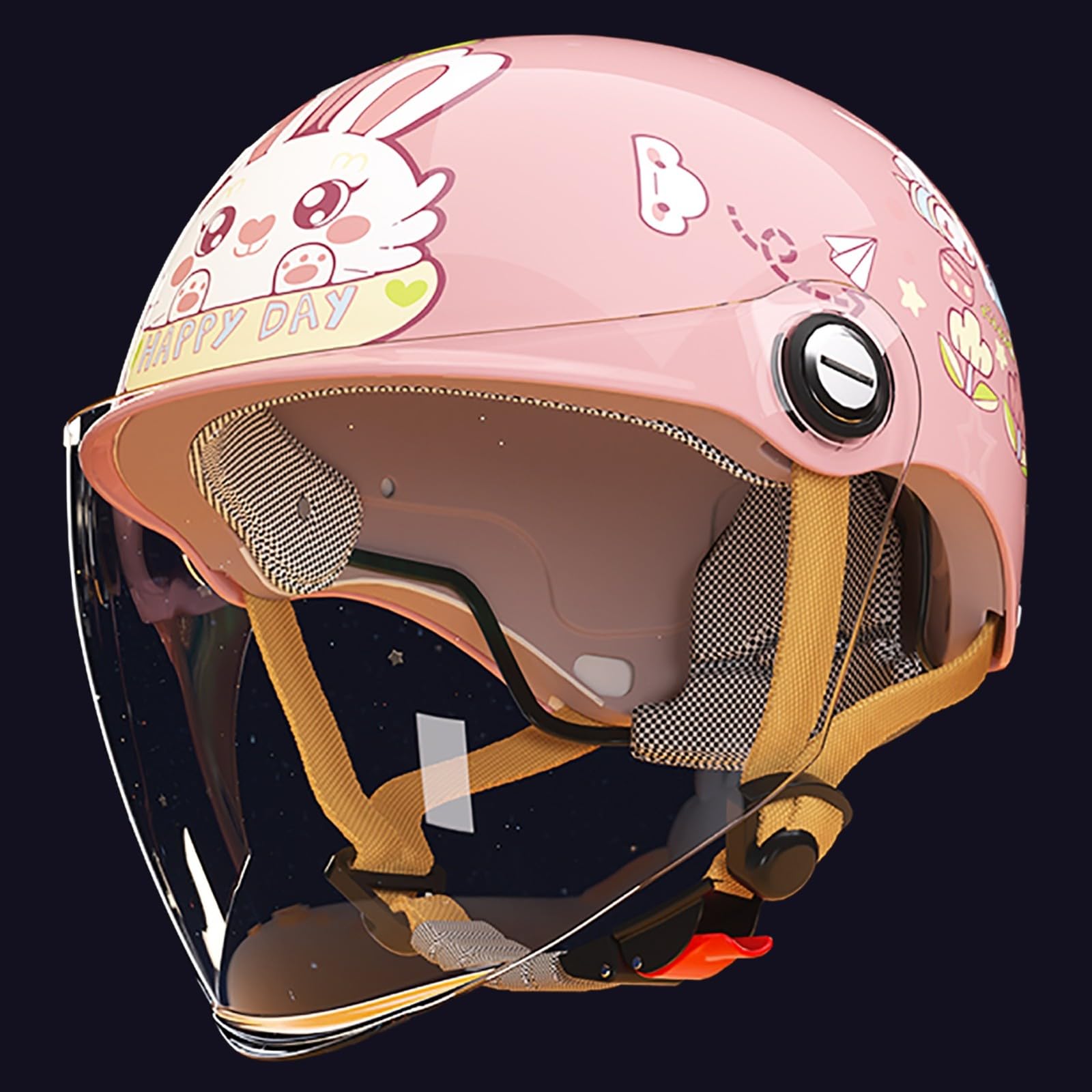 Casco para ciclomotor para niños con visera solar y protección homologada ECE 22.06 8