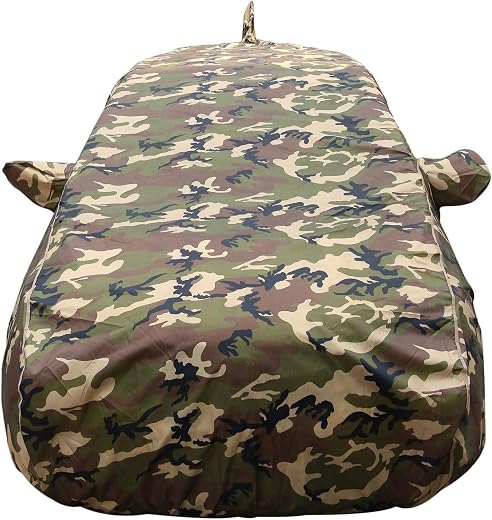 Autofact Waterproof Car Body Cover Compatible with Maruti Swift (2018 to 2023), with Mirror and Antenna Pockets,4x4 Americ...