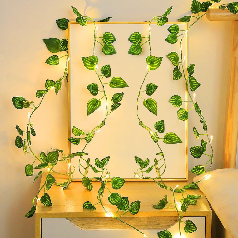 HIQE-FL Guirnaldas Luces Exterior Solar,10M 100LED,8 Modos De Regulación,Balcones,Vallas,Bodas,Navidad,Decoración de Fiestas(Blanco cálido)