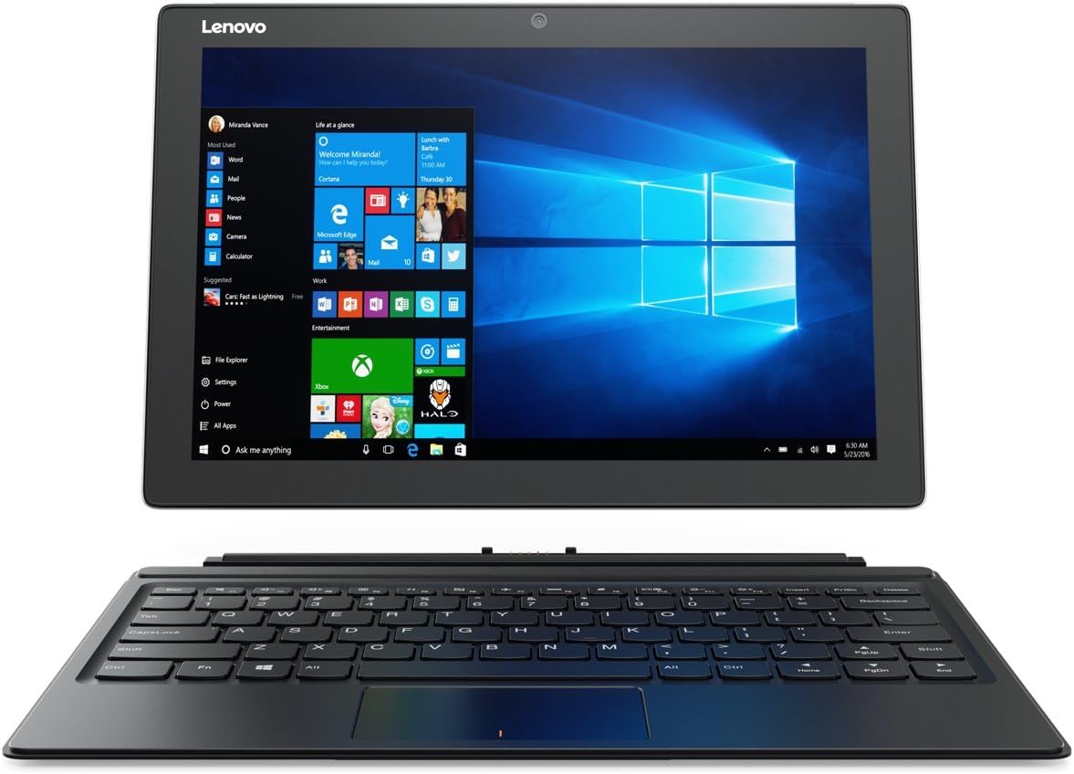 Lenovo IdeaPad Miix 510-12ISK 80U1006EUS 12.2-inch 2-in-1 Tablet (2.30 GHz Intel Core i5-6200U, 8 GB RAM, 256 GB SSD, Windows 10 Pro 64-bit)