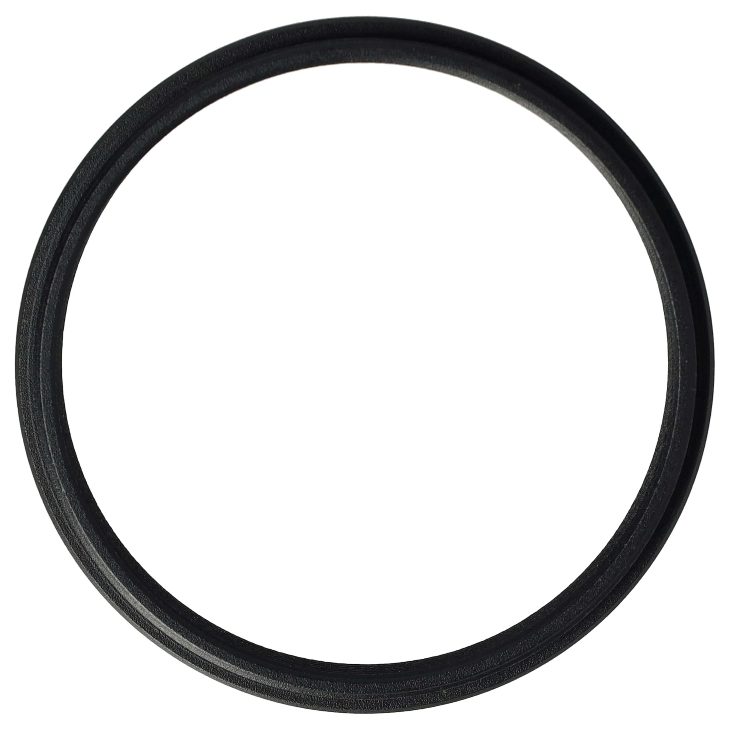 vhbw Step-Down-Ring adapter od 46 mm do 43 mm do obiektywu aparatu | Adapter filtra, metal czarny