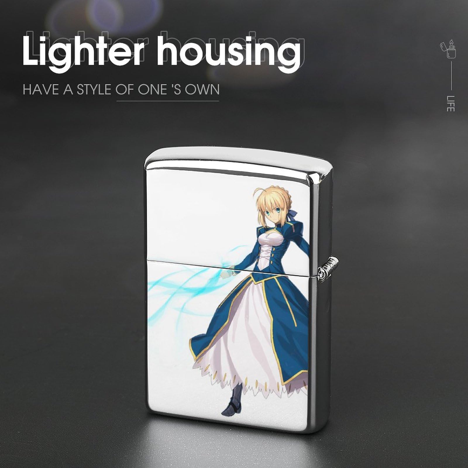 Amazon.co.jp: Fate フェイト セイバーZippoライター兼用ケース メンズ